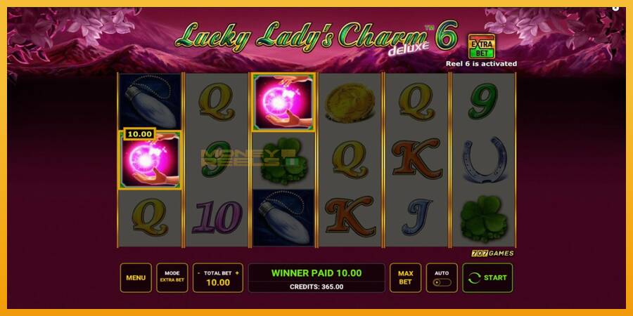 Lucky Ladys Charm Deluxe 6 automat za igre na sreću, slika 4