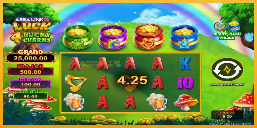 Area Link Luck 4 Lucky Charms automat za igre na sreću, slika 3