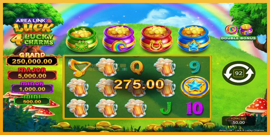 Area Link Luck 4 Lucky Charms automat za igre na sreću, slika 5