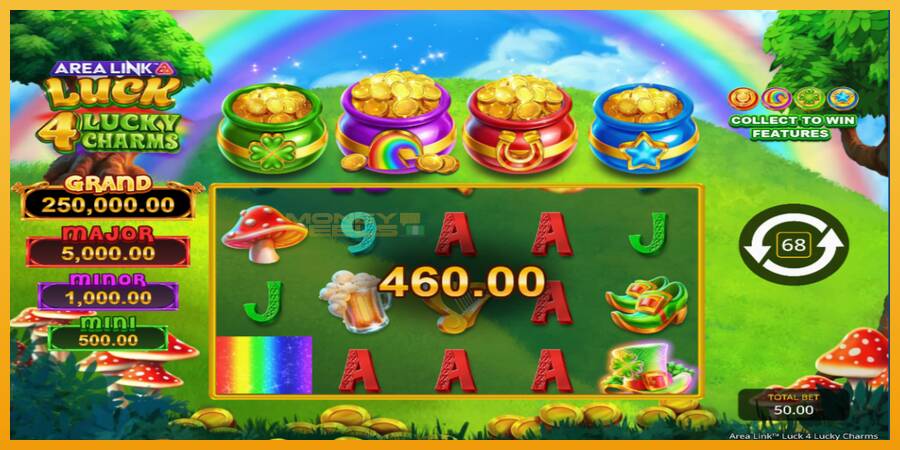 Area Link Luck 4 Lucky Charms automat za igre na sreću, slika 6