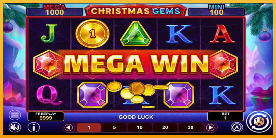 Christmas Gems Hold & Win automat za igre na sreću, slika 3