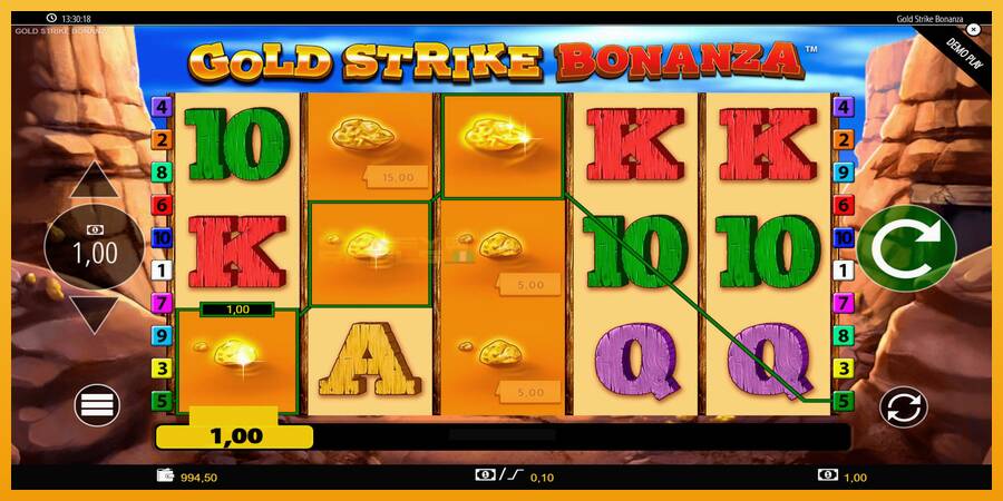 Gold Strike Bonanza automat za igre na sreću, slika 3