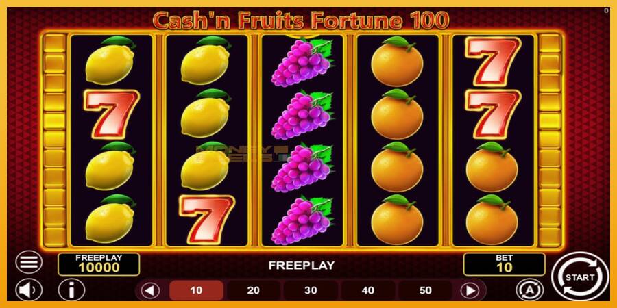 Cashn Fruits Fortune 100 automat za igre na sreću, slika 1