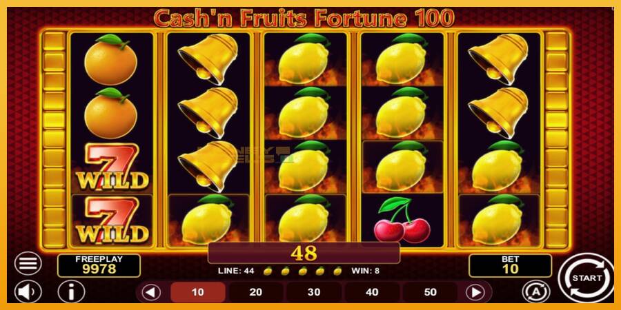 Cashn Fruits Fortune 100 automat za igre na sreću, slika 2