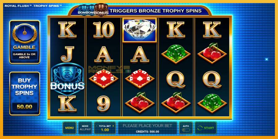 Royal Flush Trophy Spins automat za igre na sreću, slika 1