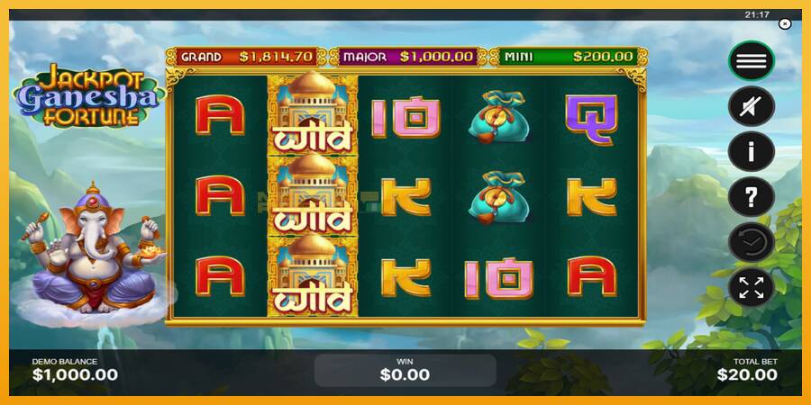 Jackpot Ganesha Fortune automat za igre na sreću, slika 2