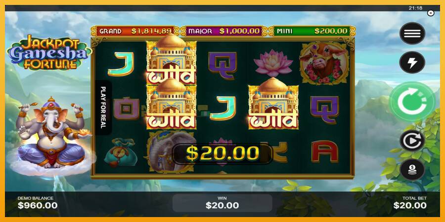 Jackpot Ganesha Fortune automat za igre na sreću, slika 4