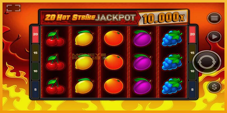 20 Hot Strike Jackpot automat za igre na sreću, slika 1