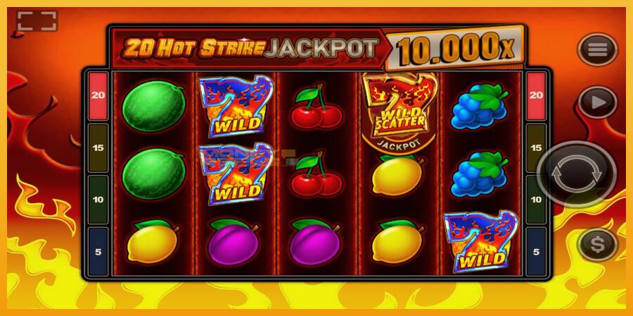 20 Hot Strike Jackpot automat za igre na sreću, slika 2