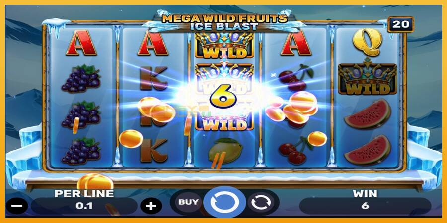 Mega Wild Fruits - Ice Blast automat za igre na sreću, slika 2