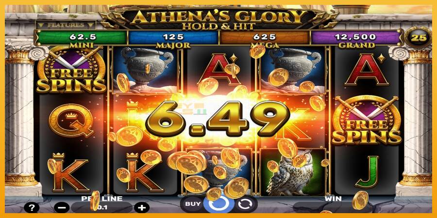 Athenas Glory Hold & Hit automat za igre na sreću, slika 3