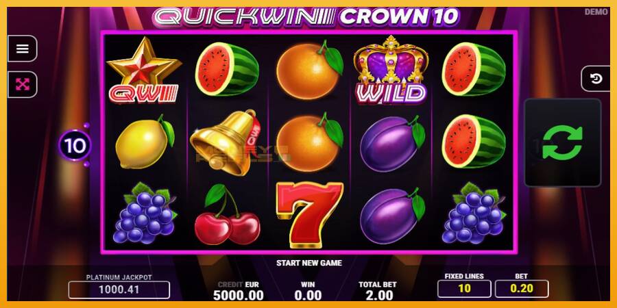 Quick Win Crown 10 automat za igre na sreću, slika 1