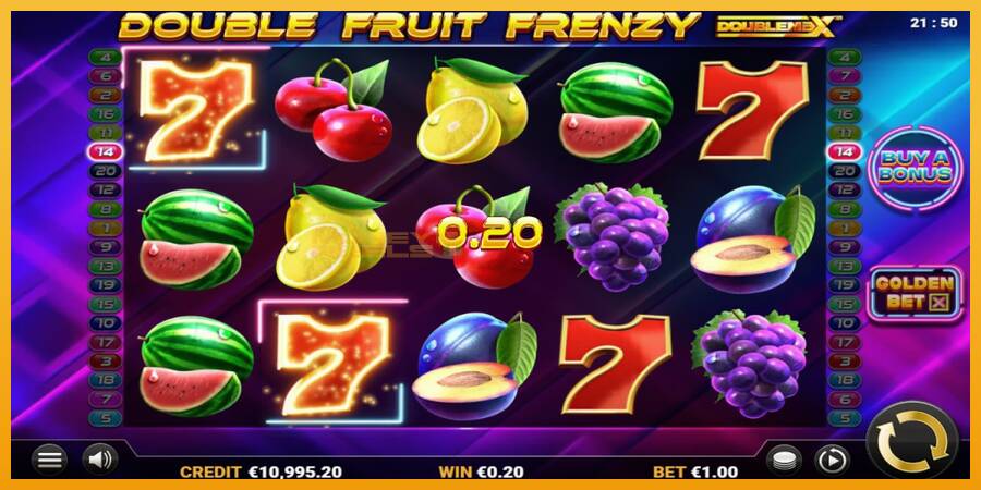 Double Fruit Frenzy DoubleMax automat za igre na sreću, slika 2