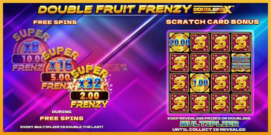 Double Fruit Frenzy DoubleMax automat za igre na sreću, slika 3