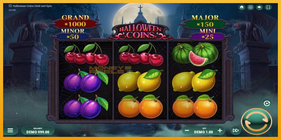 Halloween Coins Hold and Spin automat za igre na sreću, slika 2