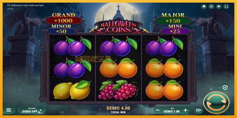 Halloween Coins Hold and Spin automat za igre na sreću, slika 3