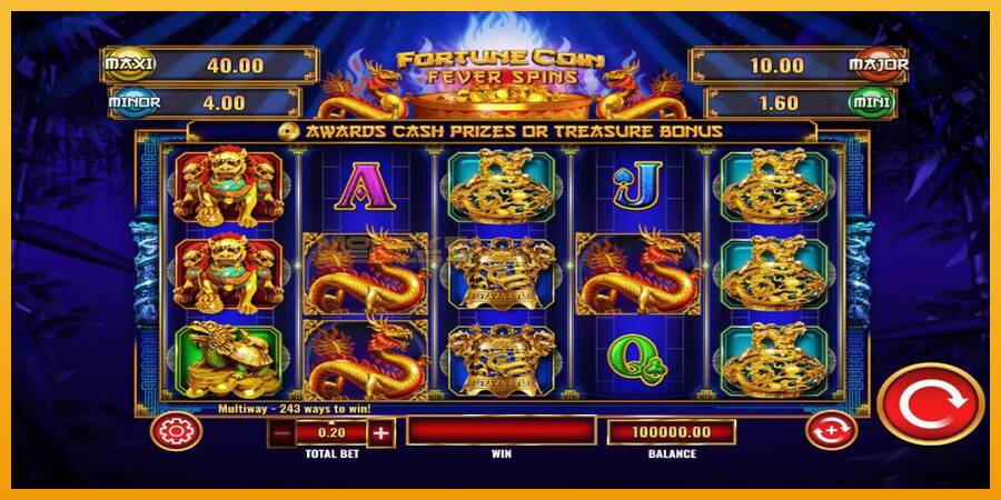 Fortune Coin Fever Spins automat za igre na sreću, slika 1