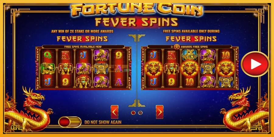 Fortune Coin Fever Spins automat za igre na sreću, slika 3