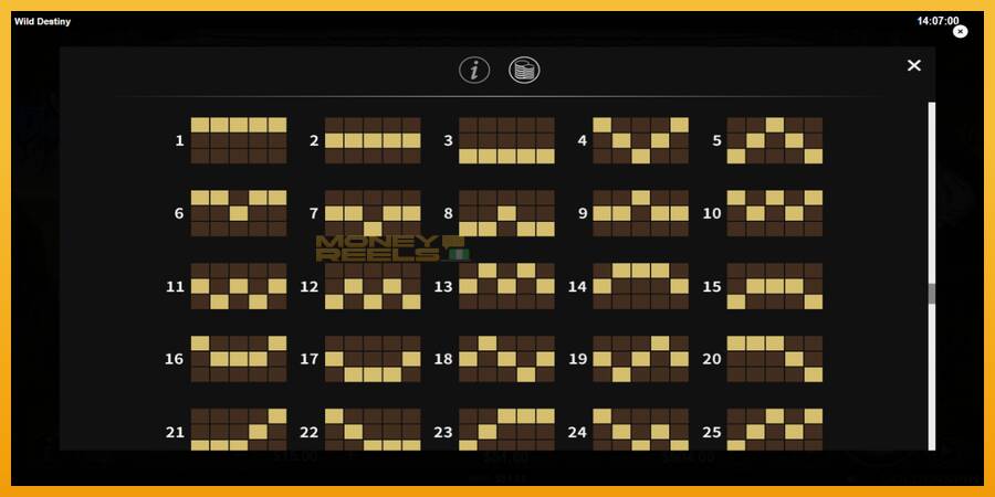 Wild Destiny automat za igre na sreću, slika 7