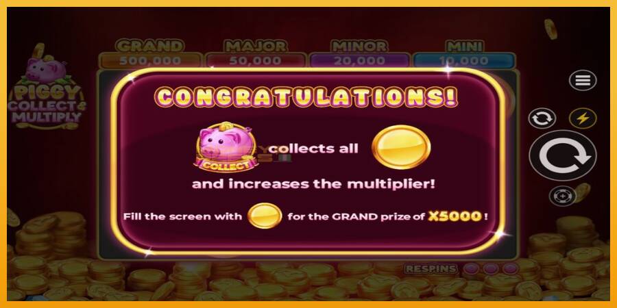 Piggy Collect & Multiply automat za igre na sreću, slika 3