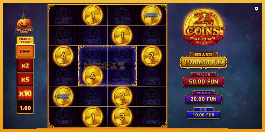 24 Coins Halloween Jackpots automat za igre na sreću, slika 2