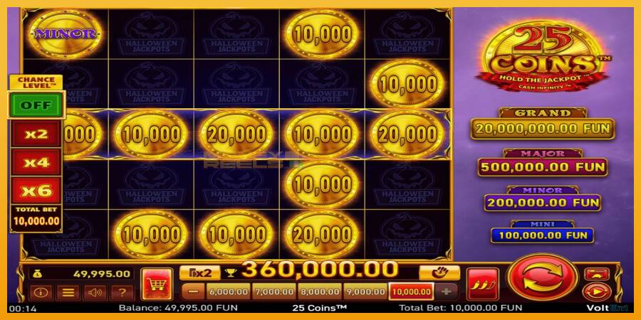 25 Coins Halloween Jackpots automat za igre na sreću, slika 3