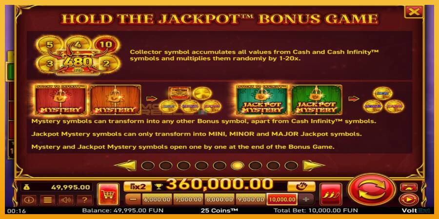 25 Coins Halloween Jackpots automat za igre na sreću, slika 6