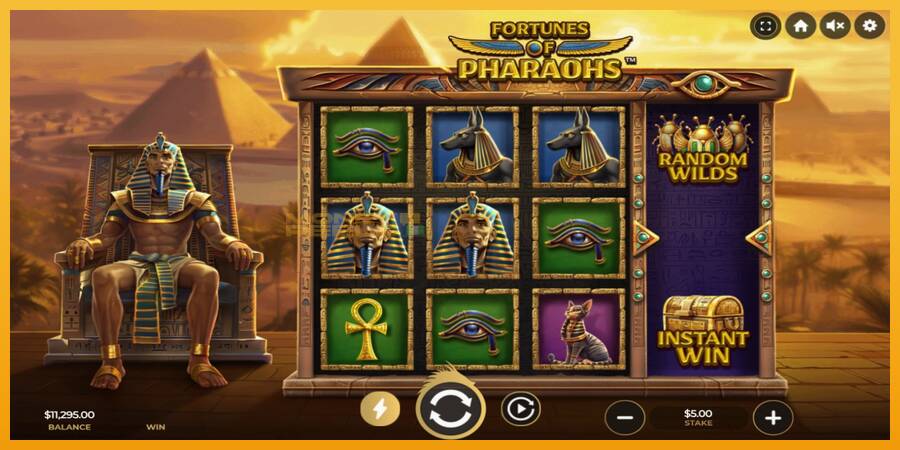 Fortunes of Pharaohs automat za igre na sreću, slika 2