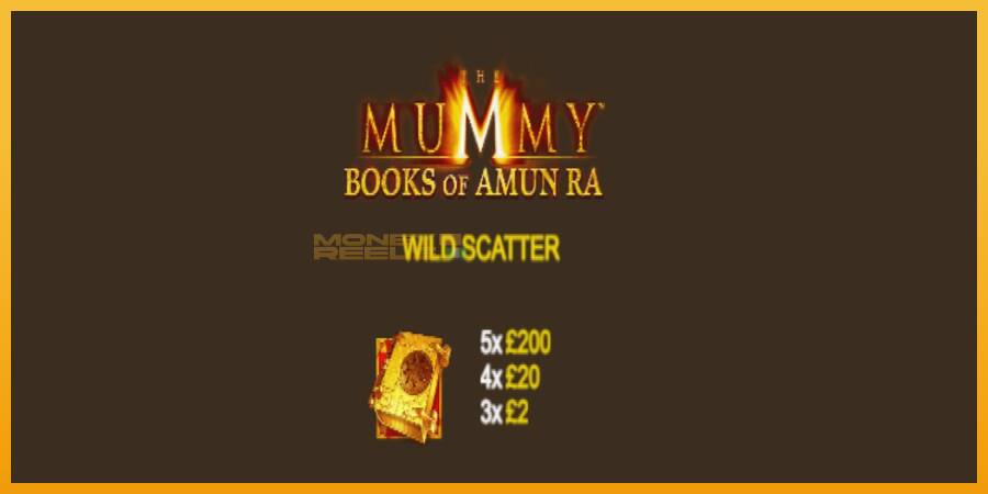 The Mummy Books of Amun Ra automat za igre na sreću, slika 5