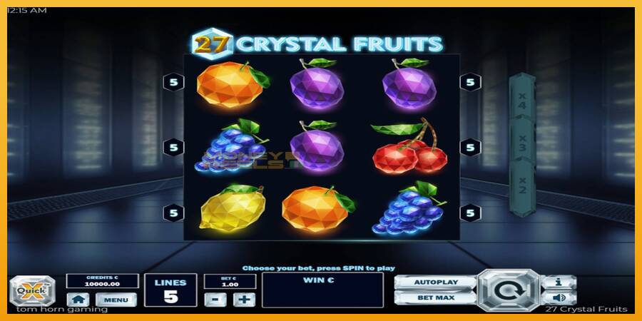 27 Crystal Fruits automat za igre na sreću, slika 2