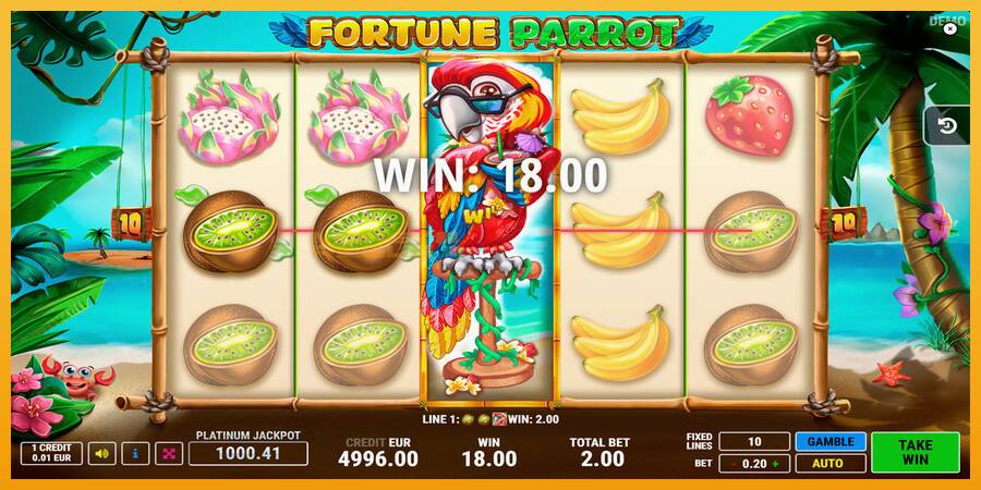 Fortune Parrot automat za igre na sreću, slika 2