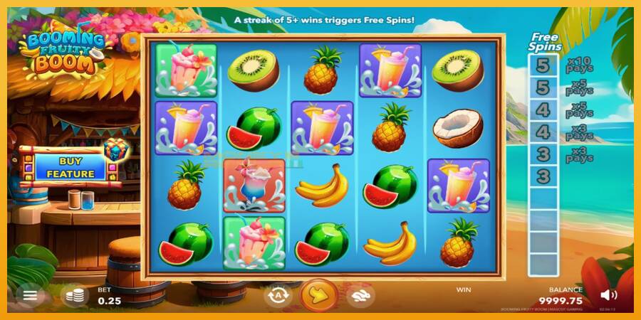 Booming Fruity Boom automat za igre na sreću, slika 2