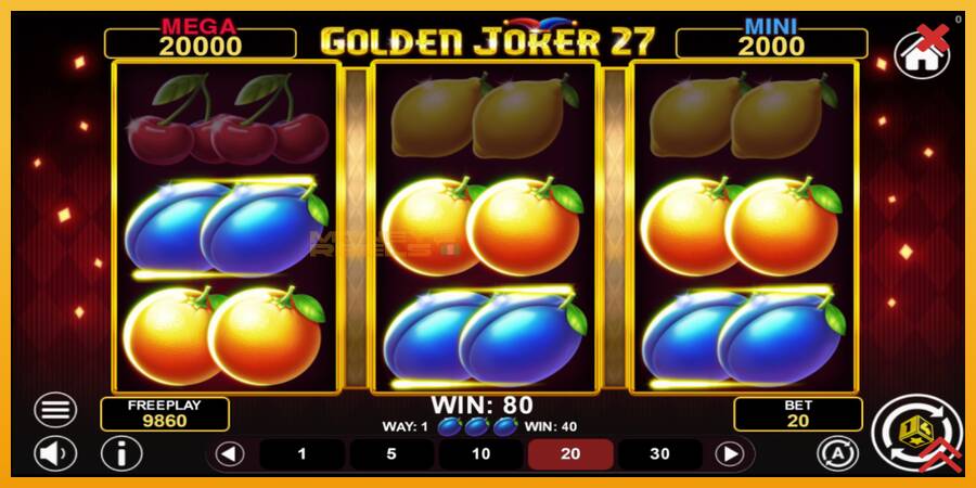 Golden Joker 27 Hold & Win automat za igre na sreću, slika 4