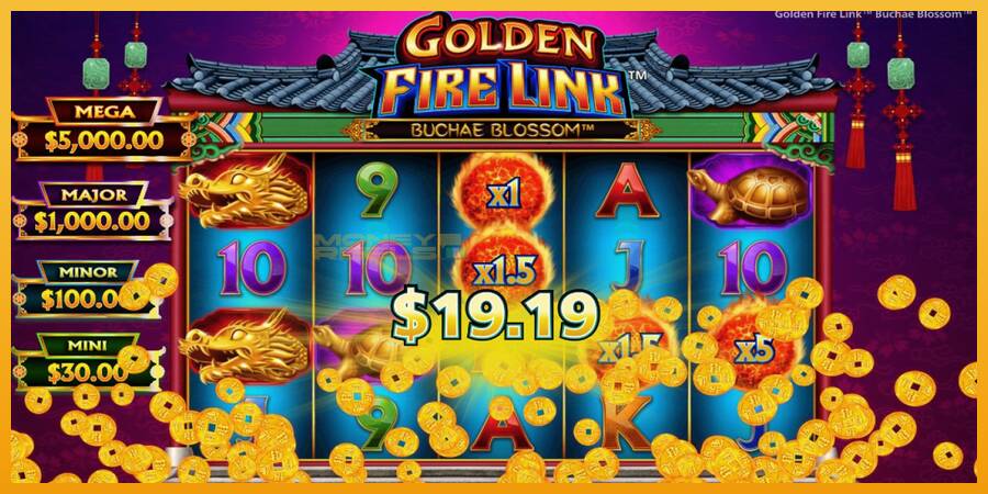 Golden Fire Link Buchae Blossom automat za igre na sreću, slika 4