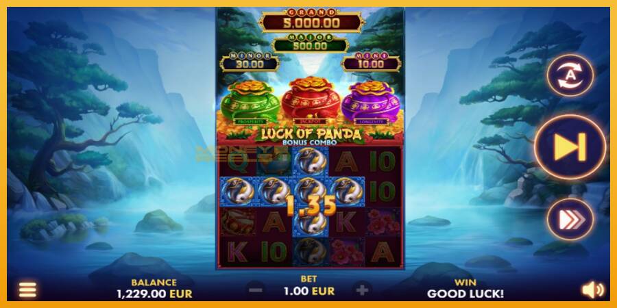 Luck of Panda Bonus Combo automat za igre na sreću, slika 2