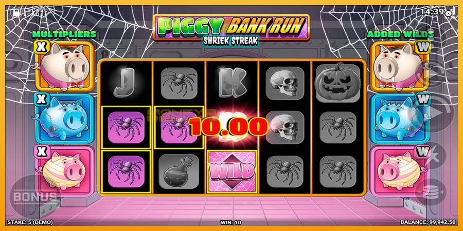 Piggy Bank Run - Shriek Streak automat za igre na sreću, slika 4