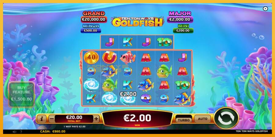 Ten Ton Ways Goldfish automat za igre na sreću, slika 3