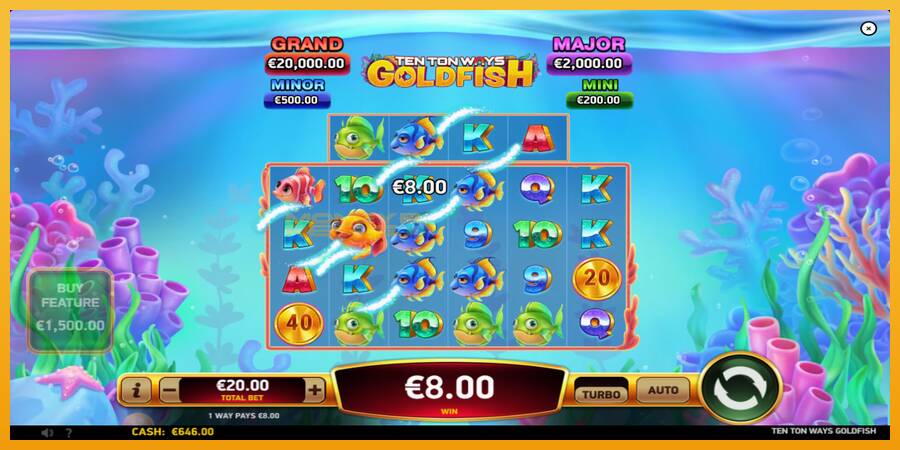 Ten Ton Ways Goldfish automat za igre na sreću, slika 4