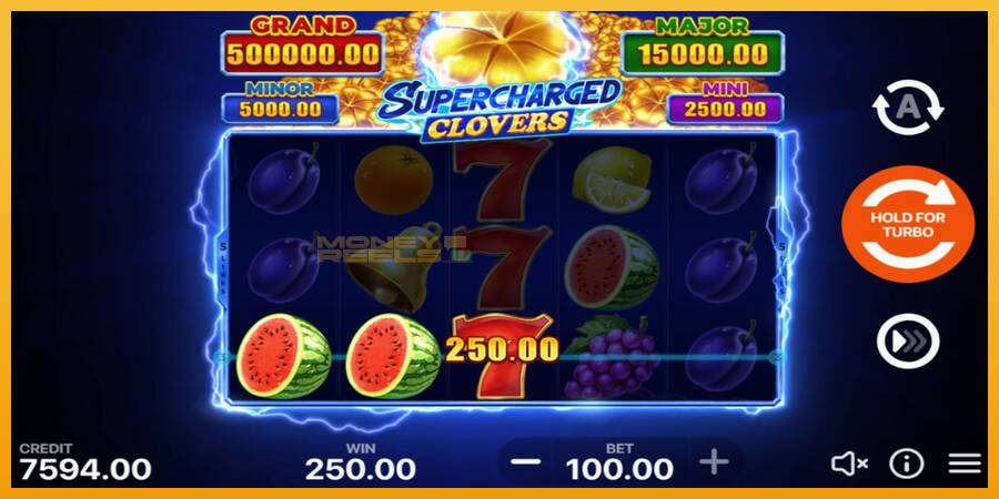 Supercharged Clovers: Hold and Win automat za igre na sreću, slika 5